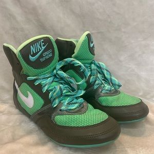 Nike Greco Supreme Green Wrestling Shoes